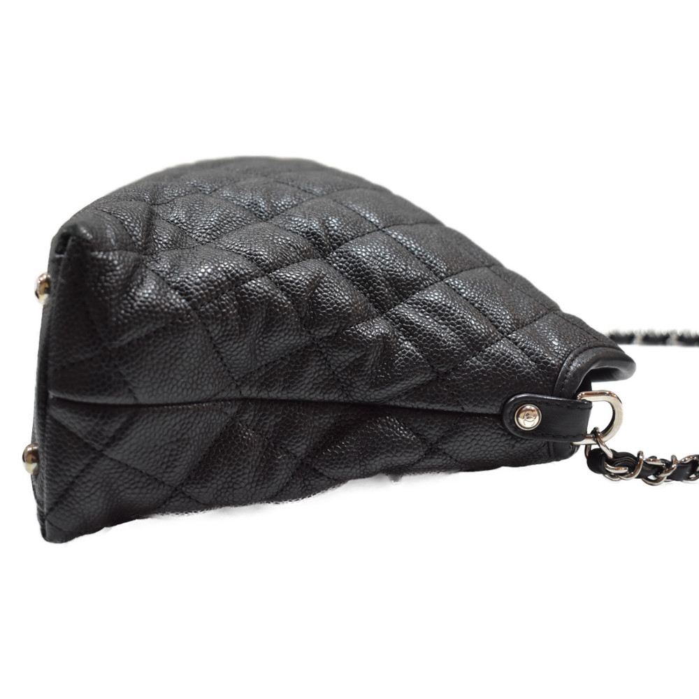 Chanel Chain Shoulder 2WAY Caviar Skin Bag Black - Picture 3 of 15